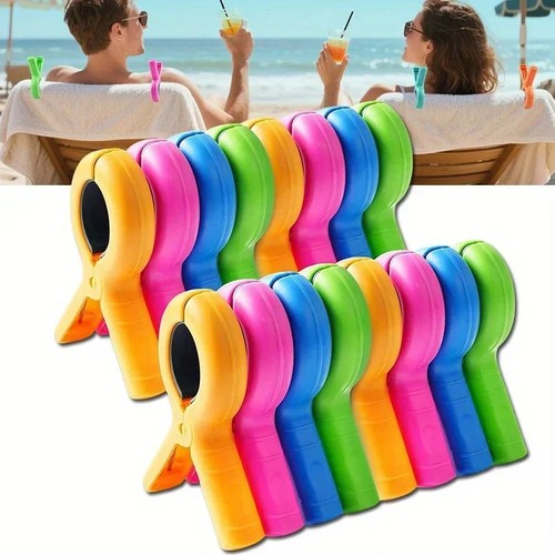 8pcs towel clips - clips, pool