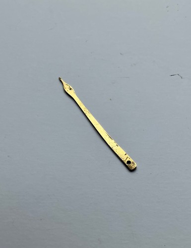 Antique solid brass clock hand - antique,