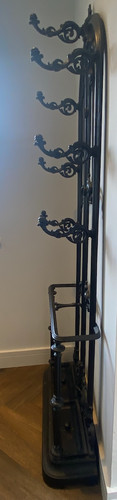 Tall black victorian cast - black,