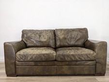 Sofa seat leather - leather, tan