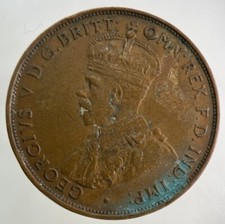1933 Australia One Penny Coin