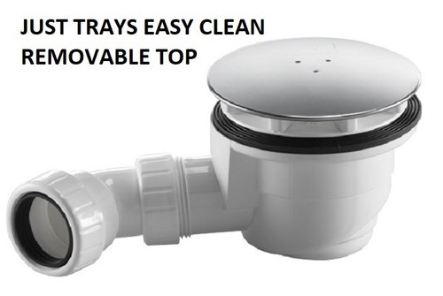 Jt90 chrome 90mm shower - jt90, tray