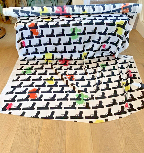 Pure silk fabric gun - fabric, paintball