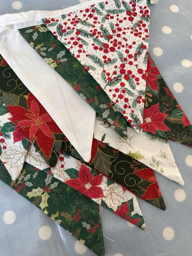 Christmas bunting cotton - christmas,