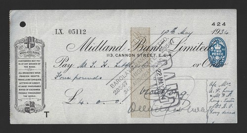 Midland bank 1939 - -,