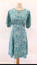 Vintage 1940s Style Aqua
