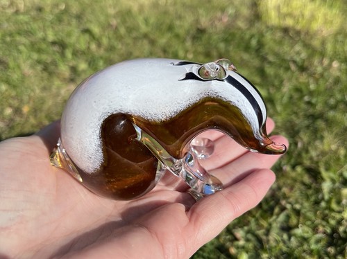 Vintage avondale glass badger - vintage,