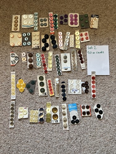 Sets vintage buttons - sets,