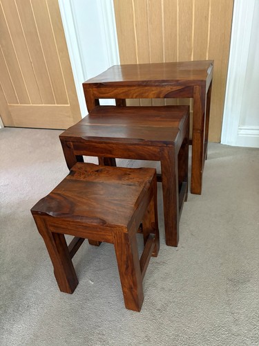Nest three tables - -, solid