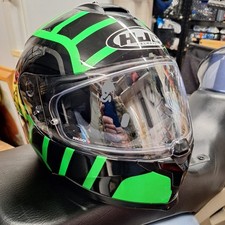 hjc c70 helmet medium Green Black Kawasaki