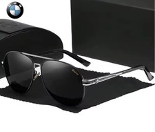 BWM Luxury Polarized Sunglasses Men UV400 Anti-Glare Retro Flight  Driving