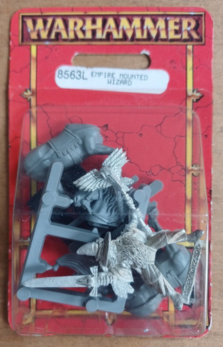 Empire mounted grey wizard - mounted,