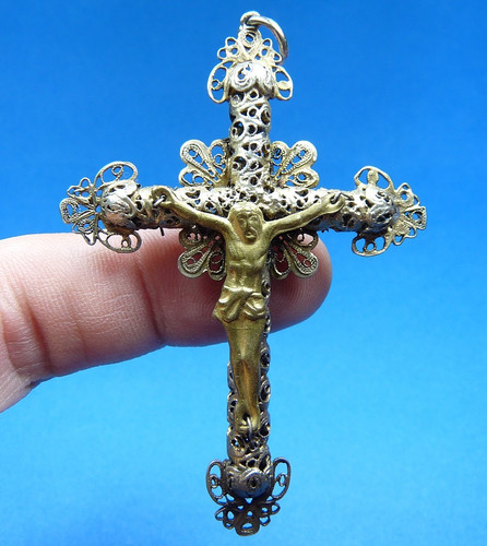 19th antique christ crucifix - 19th,