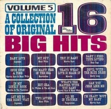 A Collection Of 16 Original Big Hits Vol. 5 Vinyl Record LP Tamla Motown & 1966