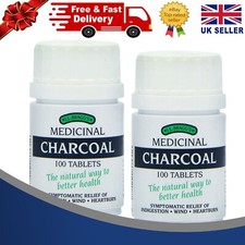 Bragg's Medicinal Charcoal 100 Tablets - Pack Of 2