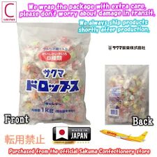 Sakuma Confectionery Sakuma Drops 1kg Candy 8 Fruit Flavors Japan Express