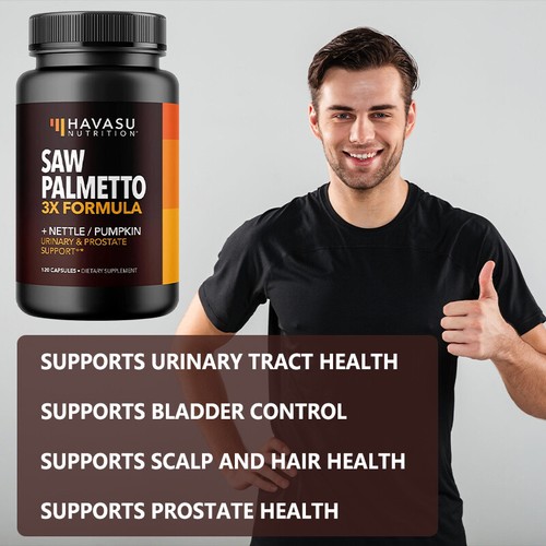 Saw palmetto 120 capsules - palmetto,