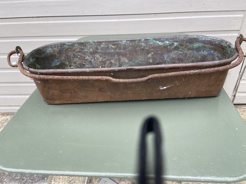 Antique copper fish - antique,