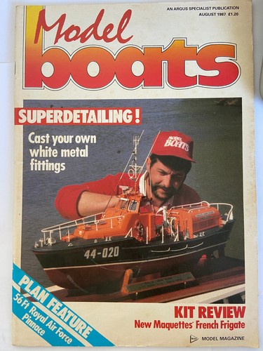 Model boats august 1987 - boats,