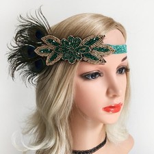 Retro 20s Peacock Feather