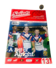 Rugby Programme Saints Vs Les