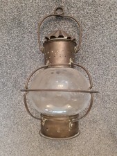 Brass Ship’s Oil Lamp