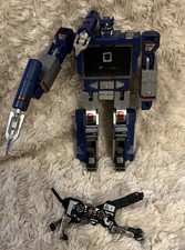 SOUNDWAVE Transformers G1 Figue Vintage 1983 Hasbro Takara With Mini Cassette 