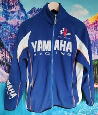 YAMAHA  EMBROIDERED OFFICAL ROB MAC RACING FLEECE JACKET BLUE XS -