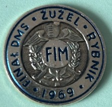 1969  SPEEDWAY  WORLD  TEAM  CUP  RYBNIK  POLAND  BADGE