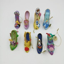 Bradford Exchange 'Once Upon A Slipper' Disney Christmas Decorations - Set Of 8