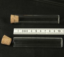 Clear Glass Test Tubes x 5