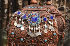 Vintage afghani matha - matha, patti