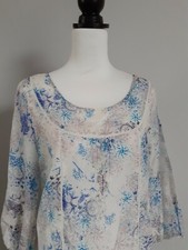Marks & Spencer Indigo Collection Approx Size 12 Smock Top~ Excellent condition!