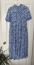 Zara Blue Floral Midi
