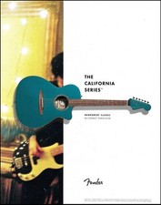 Fender California Series Newporter Classic Acoustic Guitar advertisement print