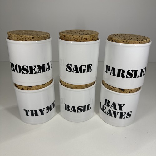 Set vintage kiln craft herb - set,