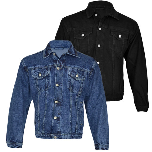Mens classic denim - denim, jacket