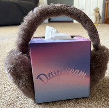 genuine sheepskin luxury earmuffs NEW giftbox