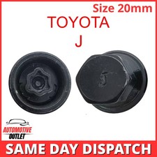 MASTER LOCKING WHEEL SECURITY KEY 20mm BOLT SOCKET REMOVER LETTER J FOR TOYOTA