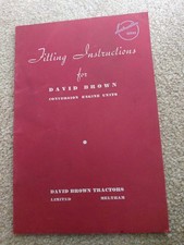 Fitting Instructions For David Brown Conversion Engine Book