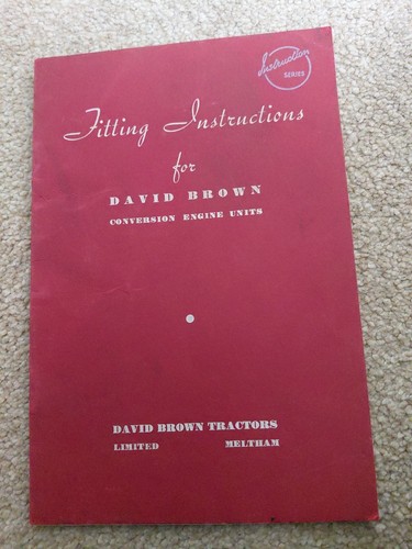 Fitting instructions for - for, david