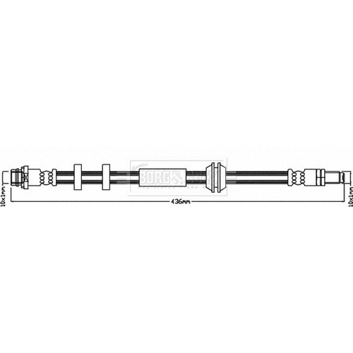 Brake hose for - brake, mk2