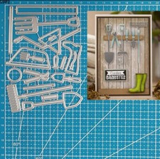 Metal Cutting Dies Garden Tools Scrapbooking Embossing Paper Card Crafts Stencil