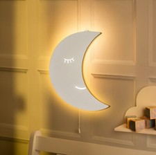 White Moon Night Light Nursery