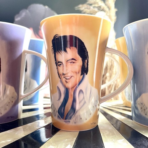 Set vintage elvis mugs - set,