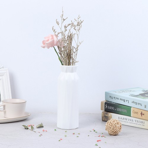 Plastic flower vase - plastic,