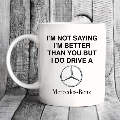 Mercedes mug funny novelty - mercedes, mug,
