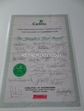 CELTIC FC v DUNDEE 1993 SIGNED
