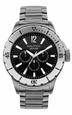 New Nautica Men's Black Dial