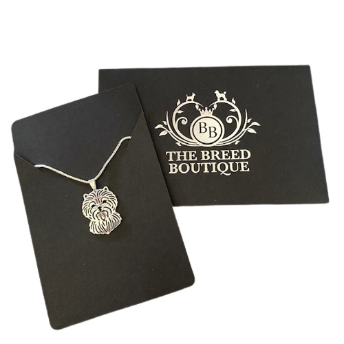 Cairn terrier dog pendant - cairn,